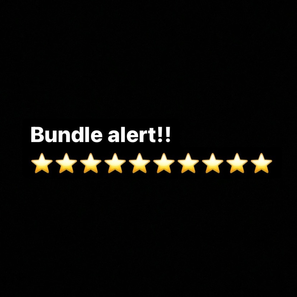 Look for the items with the star in the title to bundle!!!!
